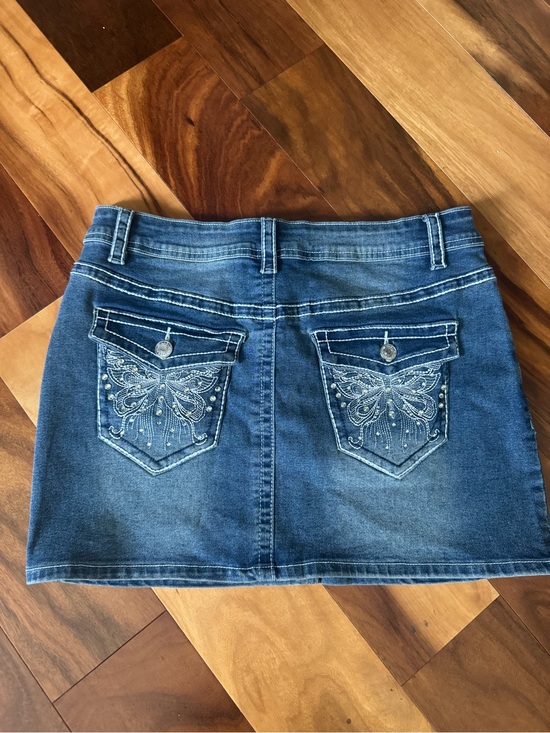 Dresses & Skirts - Dark Blue Denim y2k style Mini Skirt